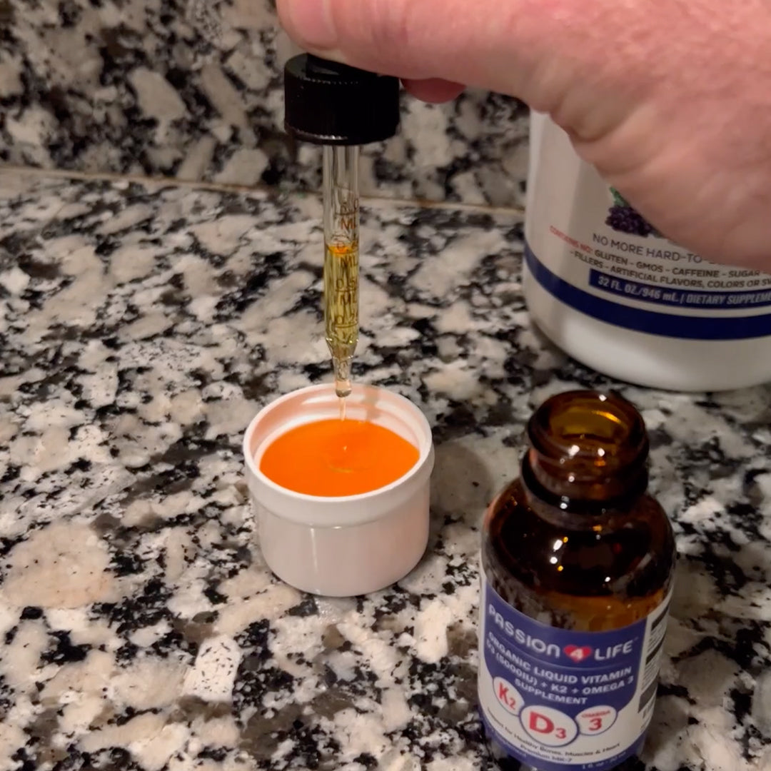 Daily Liquid Vitamin D3 K2 + Omega 3 – Immune Support, Bone Health & Heart Health Supplement |The Trendora Vault|