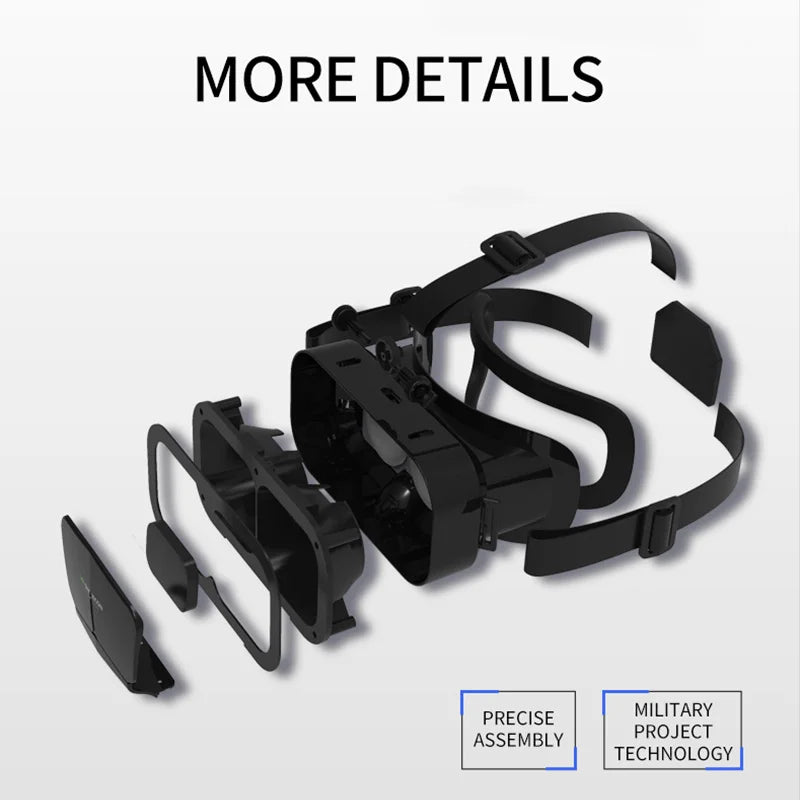 3D VR Glasses – Virtual Reality Headset for Movies & Gaming (2025 Edition) |The Trendora Vault|