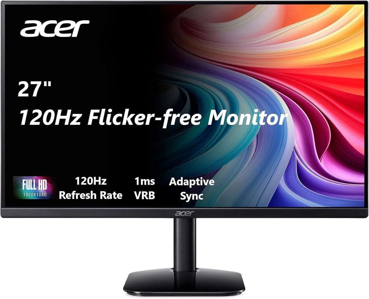 Acer KB272 G0BI 27" Full HD IPS Monitor – 120Hz, 1ms VRB, AMD Free-Sync, LCD |The Trendora Vault|