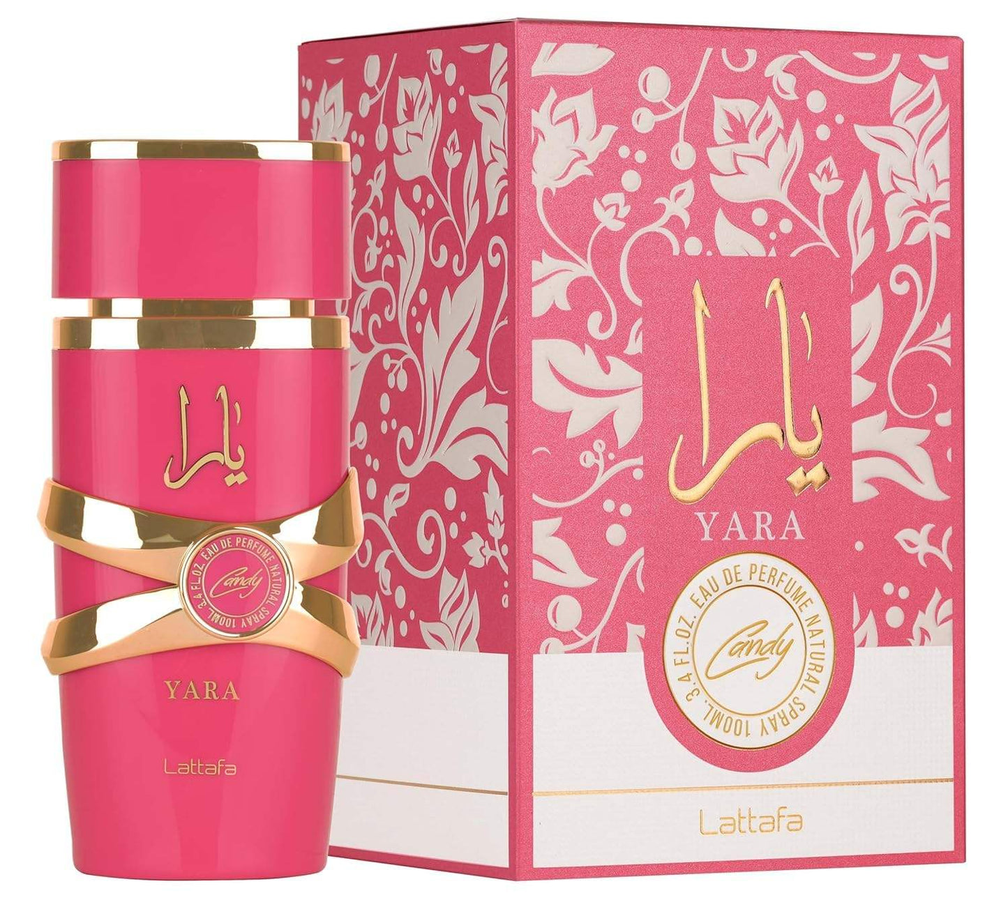 Latafa Yara Candy - Vanilla, Fruity, Citrus, Floral - Eau de Parfum Long-Lasting Fragrance for Women, 3.40 Ounce / 100 ml || The Trendora Vault
