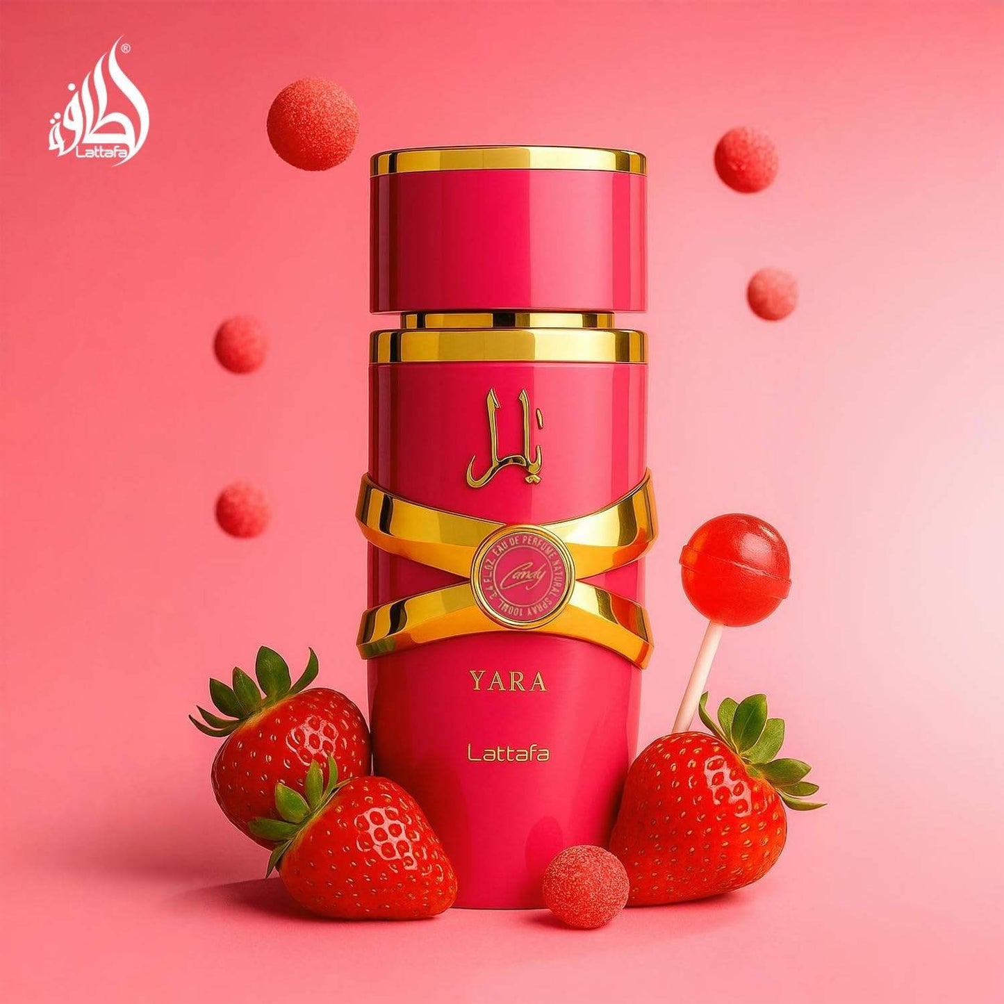 Latafa Yara Candy - Vanilla, Fruity, Citrus, Floral - Eau de Parfum Long-Lasting Fragrance for Women, 3.40 Ounce / 100 ml || The Trendora Vault