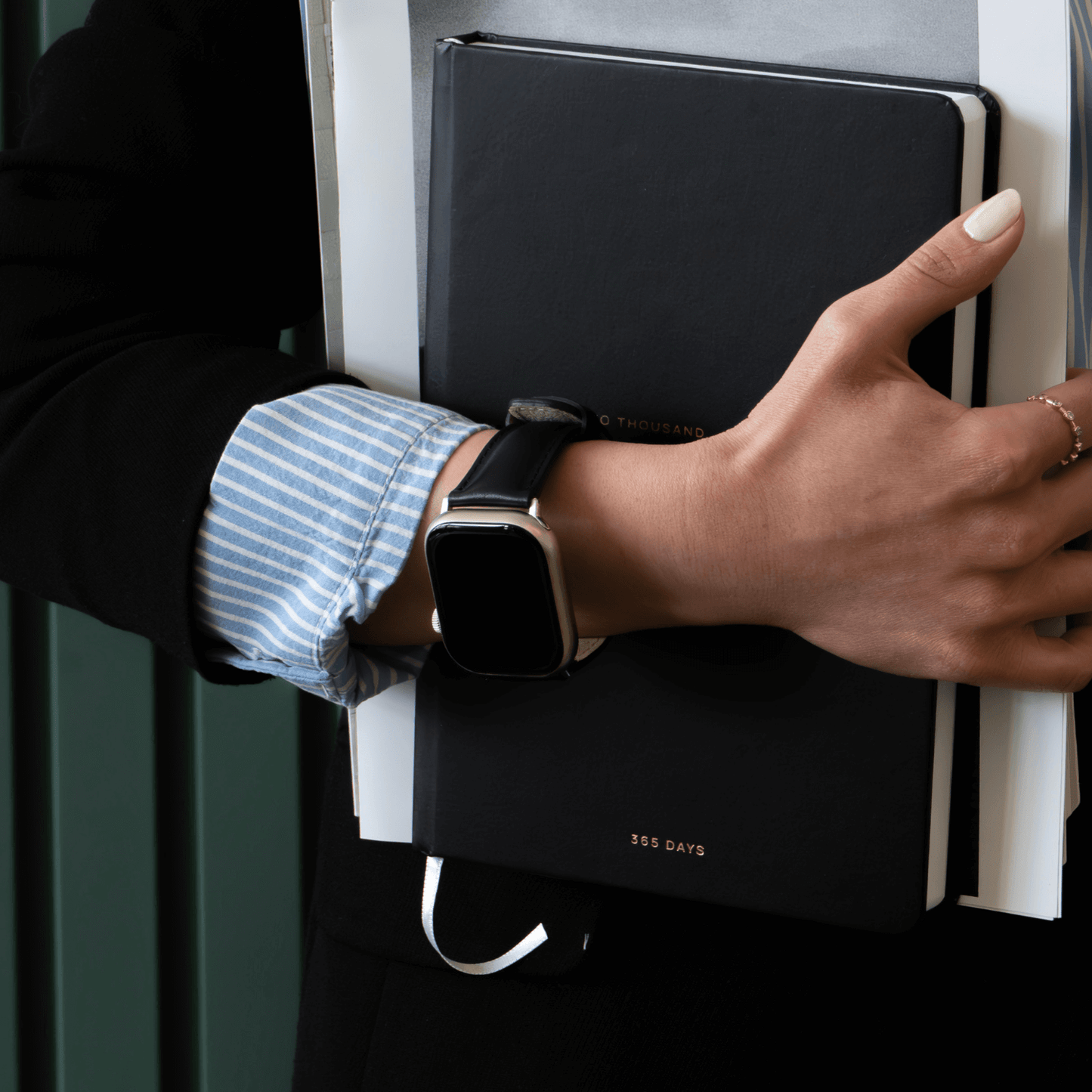 Luxury Double Wrap Dark Pink Leather Apple Watch Band – San Diego Edition |The Trendora Vault|