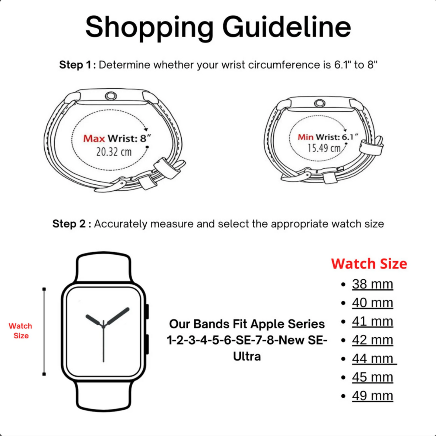 Luxury Double Wrap Dark Pink Leather Apple Watch Band – San Diego Edition |The Trendora Vault|