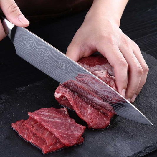 Chef’s Slicing Knife – Multipurpose Stainless Steel Kitchen Knife for Meat, Vegetables & Everyday Cooking |The Trendora Vault|