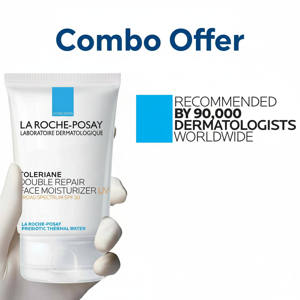La Roche-Posay Toleriane Double Repair Face Moisturizer – Daily Moisturizer with Ceramide-3 & Niacinamide for All Skin Types, Fragrance-Free, Oil-Free, Non-Comedogenic |The Trendora Vault|