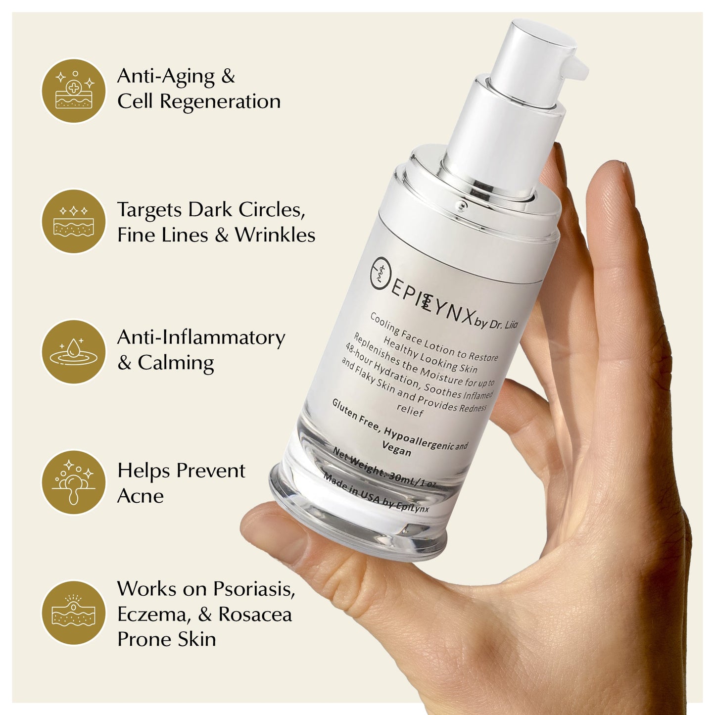 Lightweight Face Moisturizer for Sensitive & Dry Skin – Calming Hydrating Cream |The Trendora Vault||