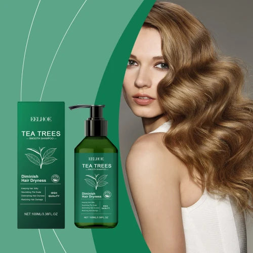 EELHOE Tea Tree Shampoo – Gentle Cleansing, Oil Control & Repair for Dry, Damaged Hair | Softening & Scalp Care Formula |The Trendora Vault|