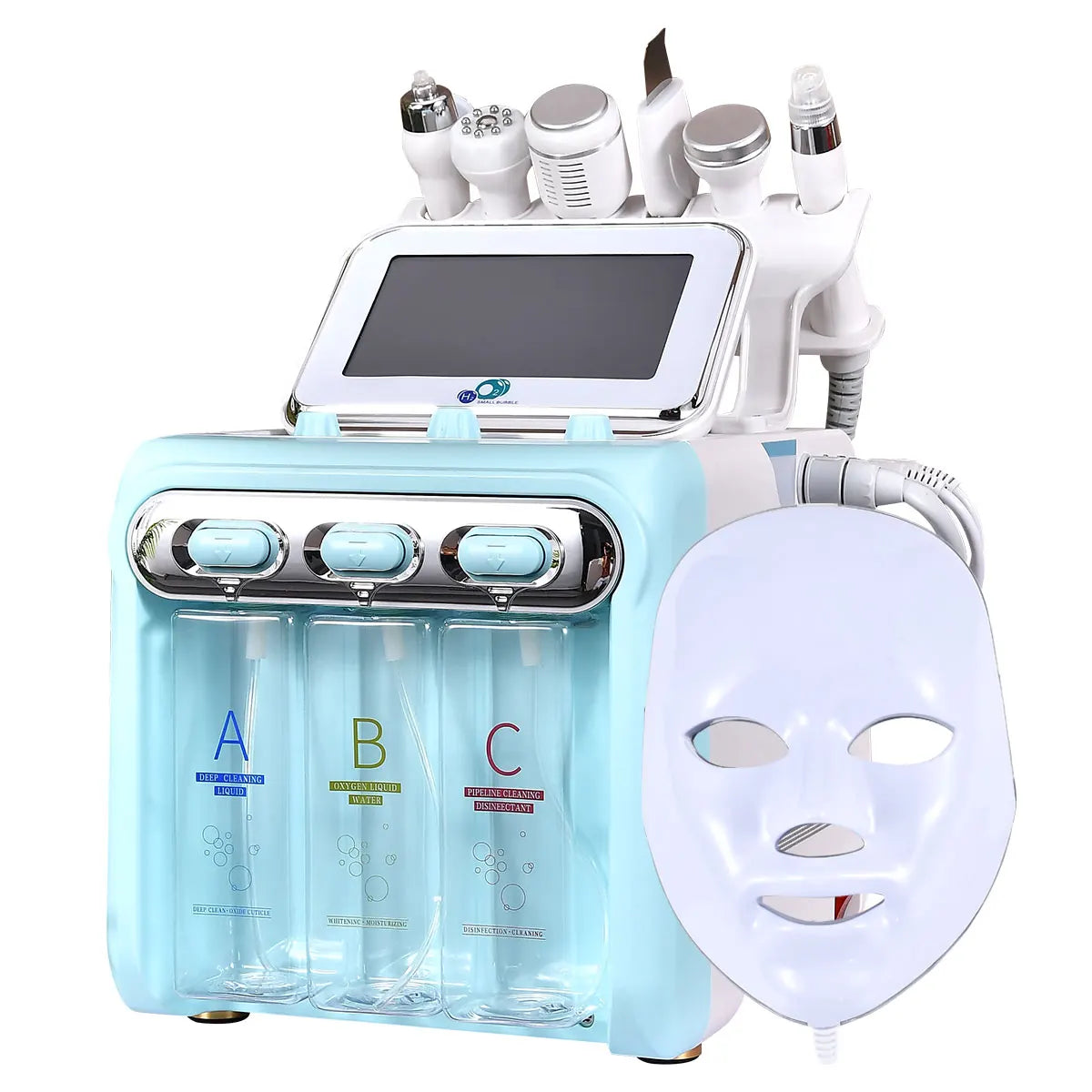 7 in 1 Hydro Dermabrasion Facial Machine – Aqua Peeling Hydro Facial Beauty Device for Deep Cleaning, Whitening & Skin Tightening |The Trendora Vault|