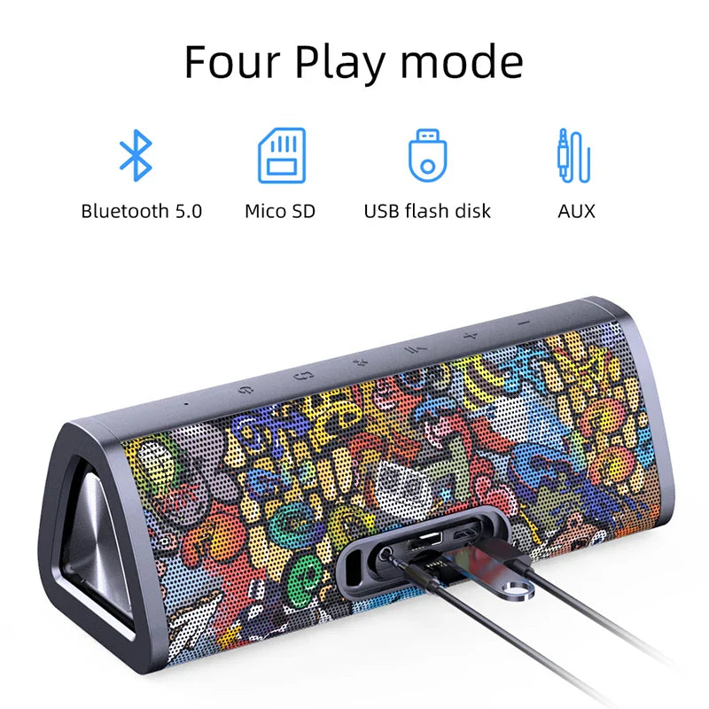 A10+ Portable Bluetooth Speaker – Powerful Bass, HD Sound & Long Battery Life |The Trendora Vault|