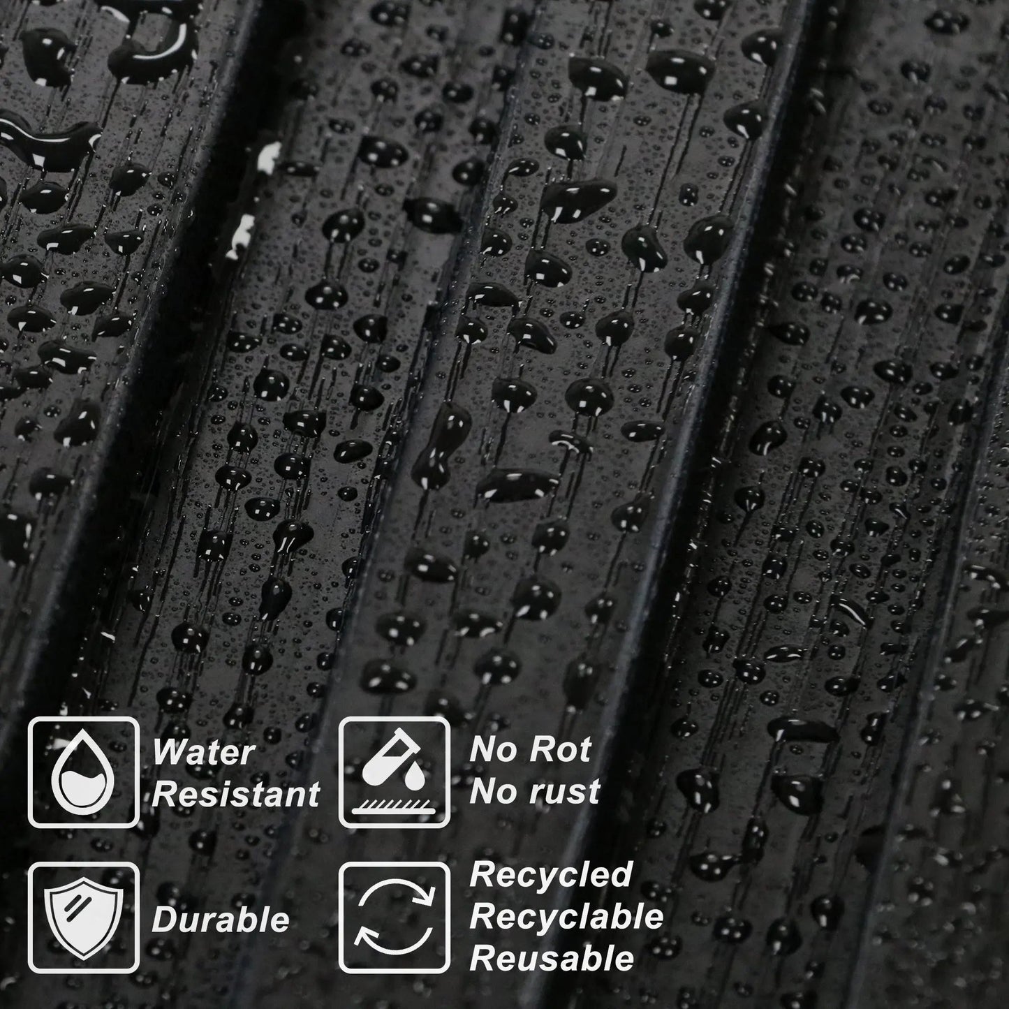 Hausvita 48 x 6 inch WPC Slat Wall Panel (16 Pack) |The Trendora Vault|