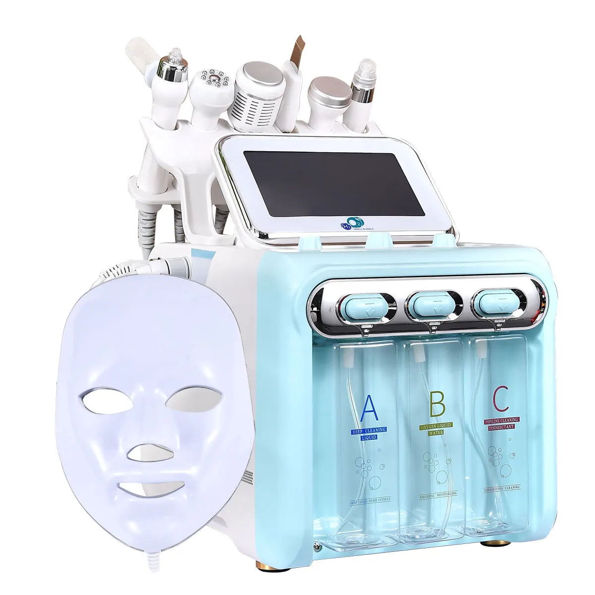 7 in 1 Hydro Dermabrasion Facial Machine – Aqua Peeling Hydro Facial Beauty Device for Deep Cleaning, Whitening & Skin Tightening |The Trendora Vault|