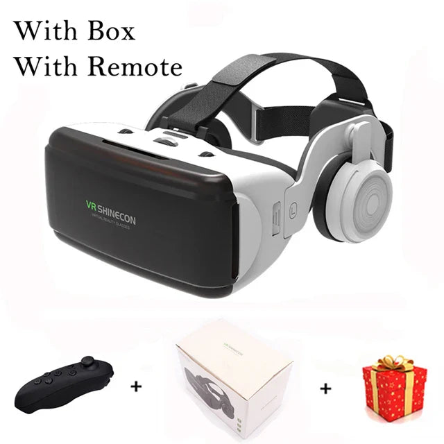 Shinecon VR Headset – Virtual Reality 3D Glasses for Smartphone Gaming & Movies with Adjustable Lenses |The Trendora Vault|