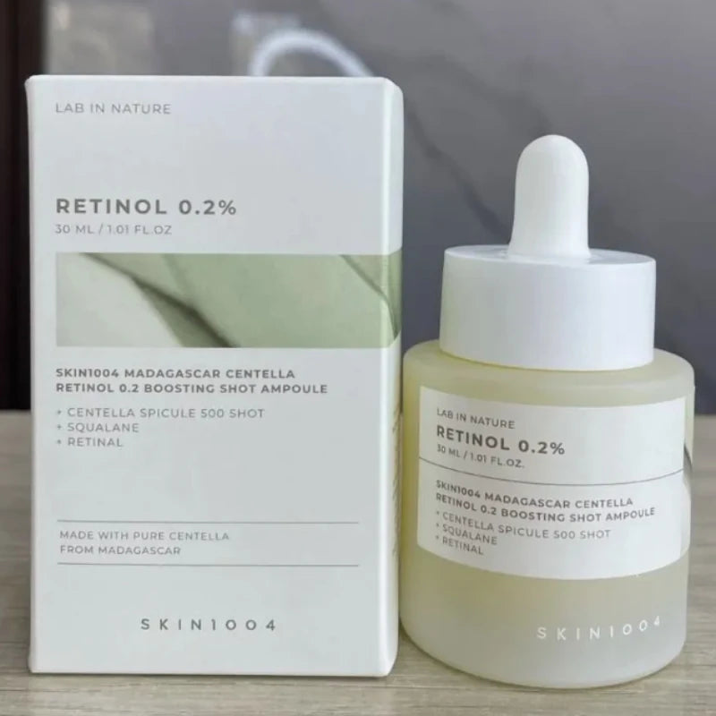 Korean Centella Retinol 0.2 Boosting Shot Ampoule Serum – Firming, Deep Hydration & Moisturizing Facial Skincare Set |The Trendora Vault|