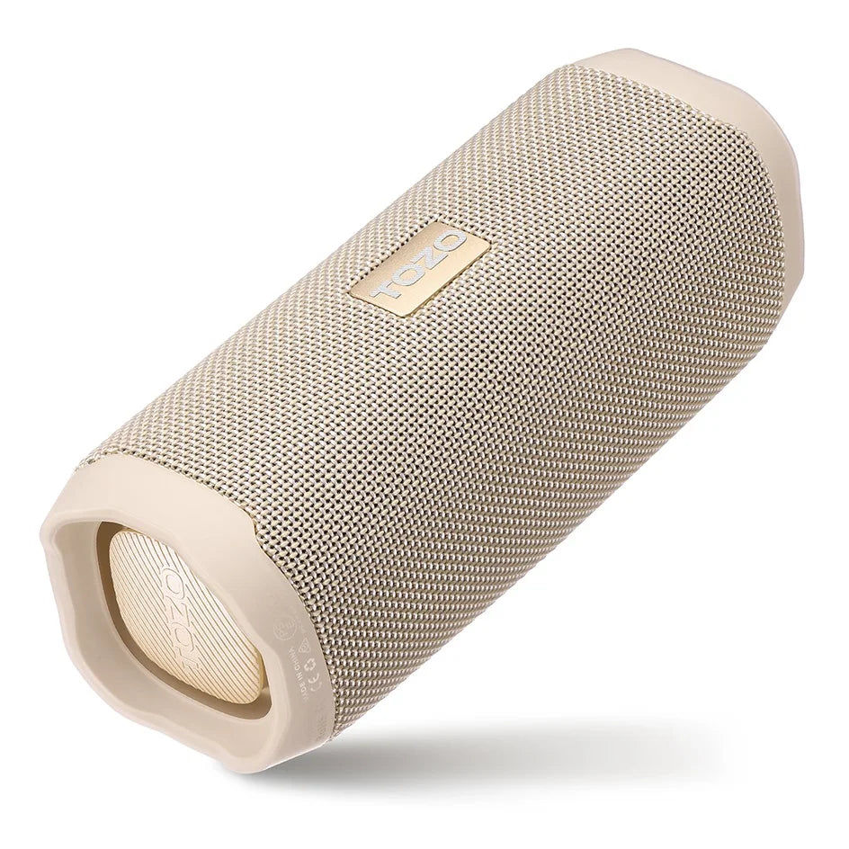 TOZO PA2 Bluetooth Speaker – Dual Drivers & Dual Bass Diaphragms, IPX8 Waterproof, 25H Playtime, Portable Wireless Speaker with TOZO App EQ Modes |The Trendora Vault|