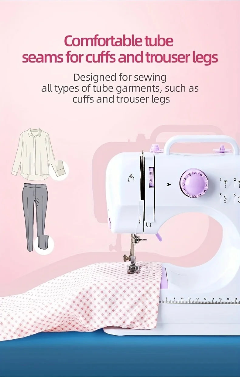 2025 Portable Electric Sewing Machine – Adjustable Speed, Backstitch Function, Easy for Beginners & Home DIY Projects |The Trendora Vault|