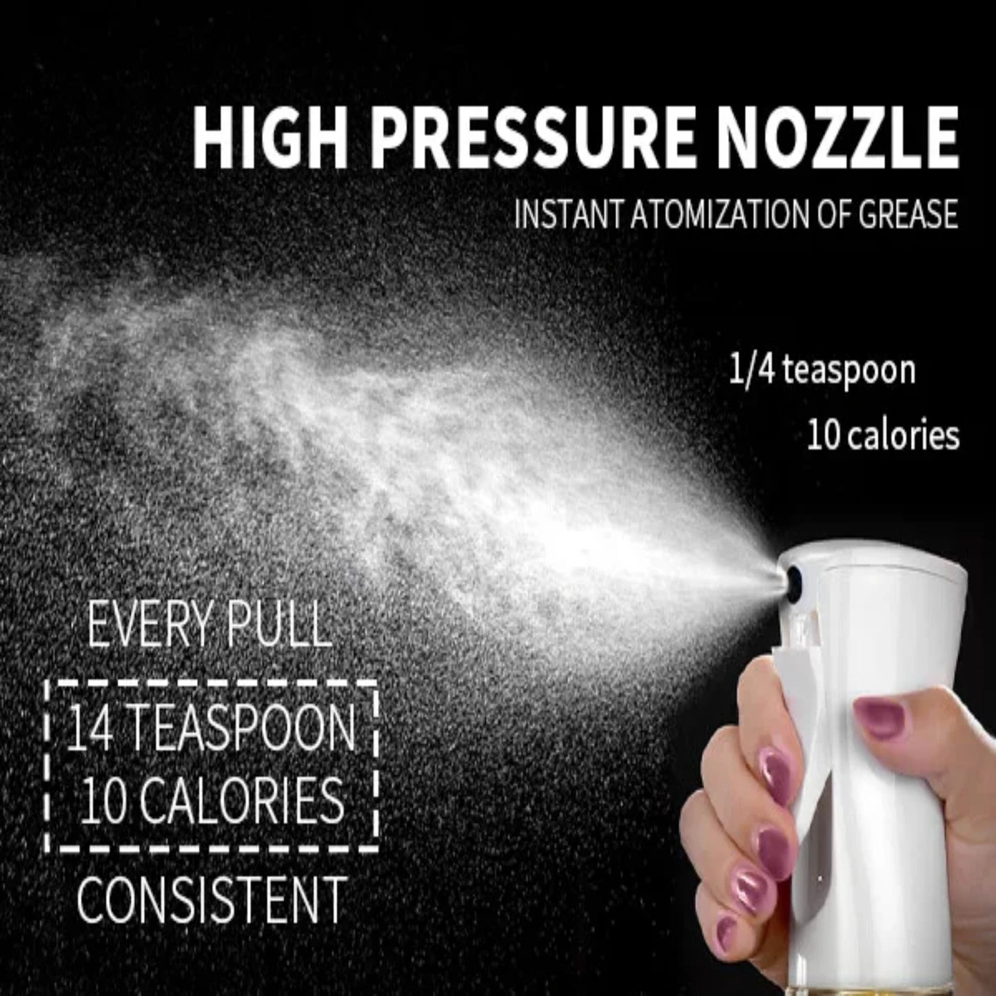 200ML Olive Oil Sprayer Glass Bottle – Refillable Oil Mister for Cooking, BBQ, Salad, Baking & Air Fryer Use |The Trendora Vault|