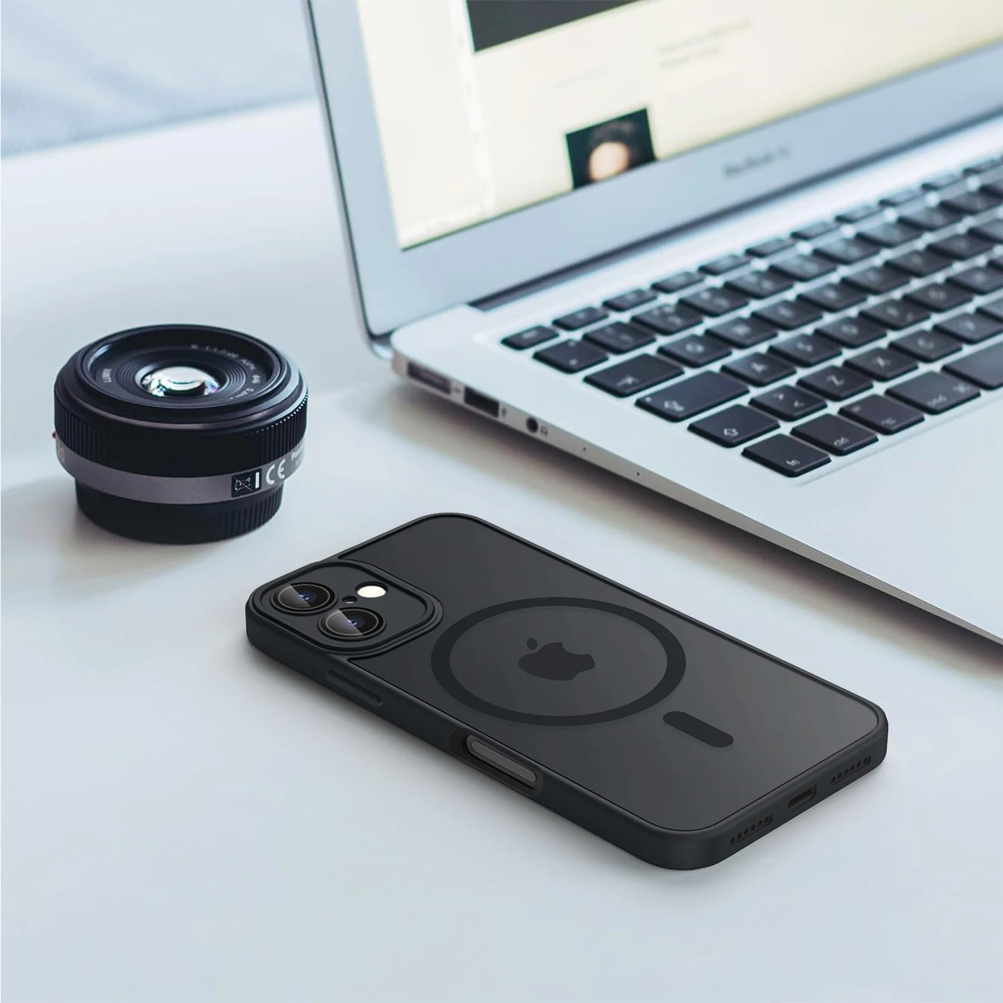 Luxury Magnetic Matte Translucent Armor Shockproof Case for iPhone 11-16 – Magsafe-Compatible, Wireless Charging Cover, Premium Protection |The Trendora Vault|