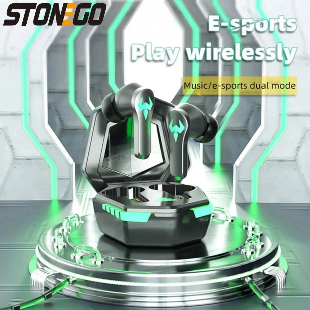 TWS Gaming Earbuds – Low Latency Bluetooth 5.3 Earphones with LED Lights |The Trendora Vault|