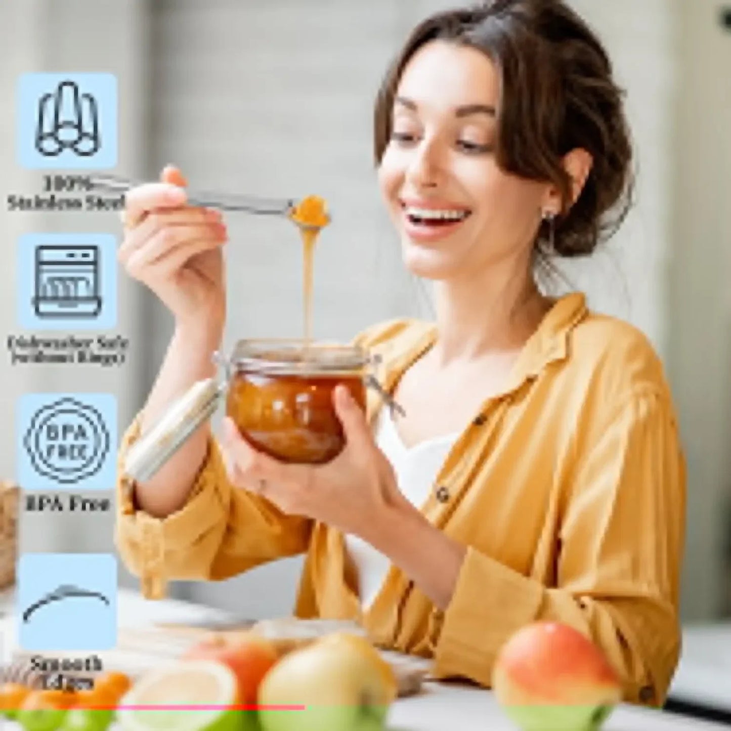 18-Piece Stainless Steel Measuring Cups and Spoons Set – Heavy-Duty Kitchen Measuring Tools with Leveler for Cooking & Baking |The Trendora Vault|