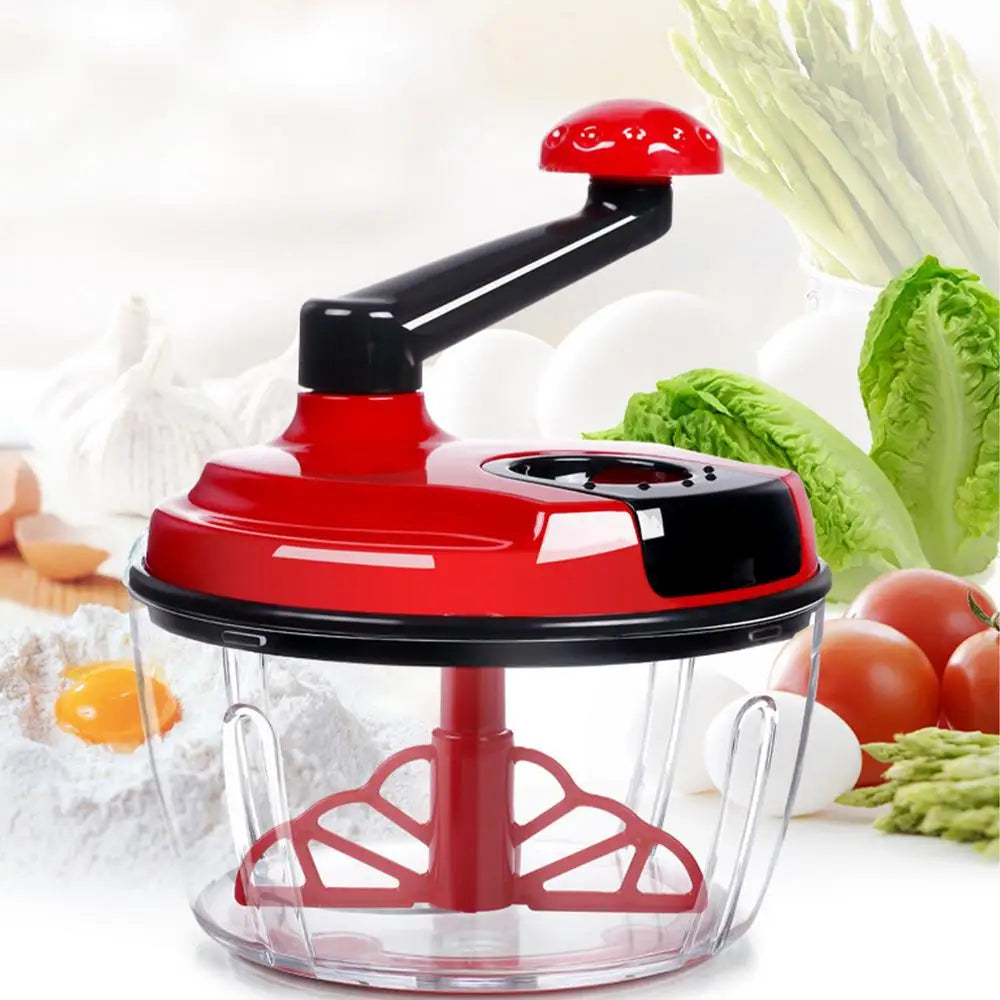 Manual Garlic Chopper & Vegetable Cutter – Multifunctional Food Processor