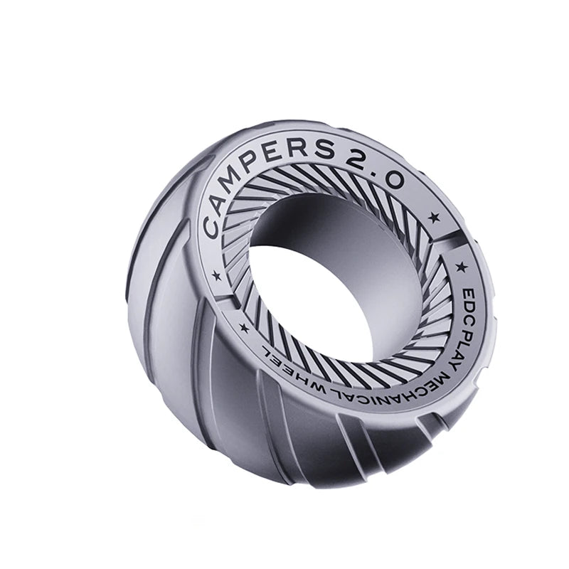 SPYSTAR Magnetic Ratchet Decompression Ring – Adjustable Stainless Steel EDC Haptic Fidget Toy for Anxiety, Focus & Kids Gift |The Trendora Vault|