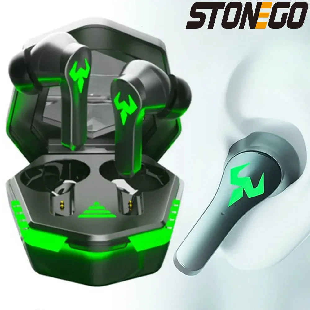 TWS Gaming Earbuds – Low Latency Bluetooth 5.3 Earphones with LED Lights |The Trendora Vault|