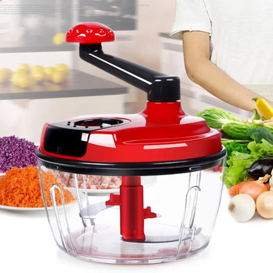Manual Garlic Chopper & Vegetable Cutter – Multifunctional Food Processor