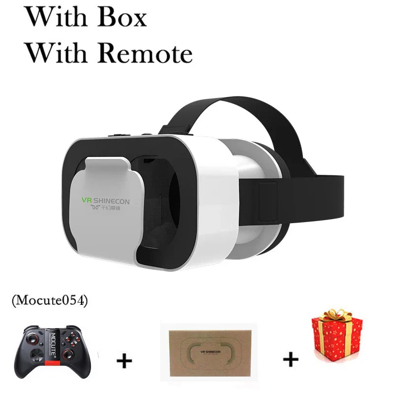 Shinecon VR Headset – Virtual Reality 3D Glasses for Smartphone Gaming & Movies with Adjustable Lenses |The Trendora Vault|