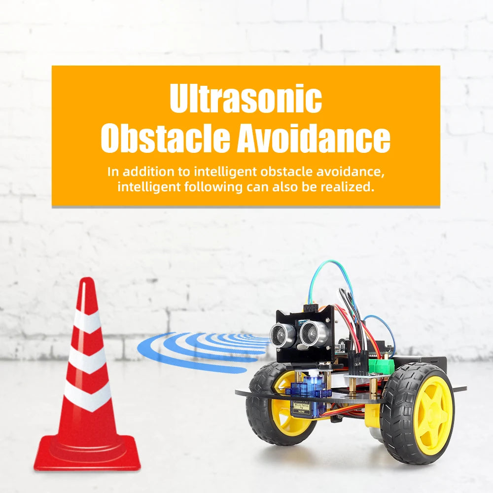 Arduino Robot Car Kit with ESP8266 WiFi – 2WD Smart DIY Electronic Kit for STEM & Coding Projects |The Trendora Vault||