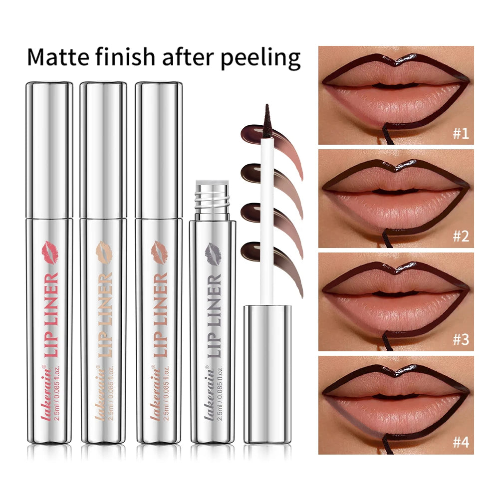 Waterproof Matte Lip Tint – Long Lasting Tear-Off Lip Gloss Stain in Brown, Contour Tint Cosmetic for All-Day Wear |The Trendora Vault|
