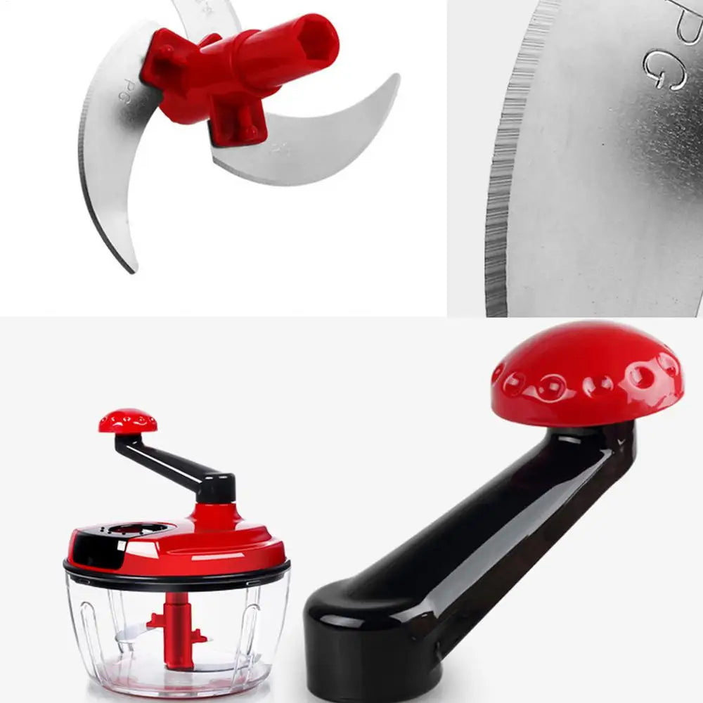 Manual Garlic Chopper & Vegetable Cutter – Multifunctional Food Processor