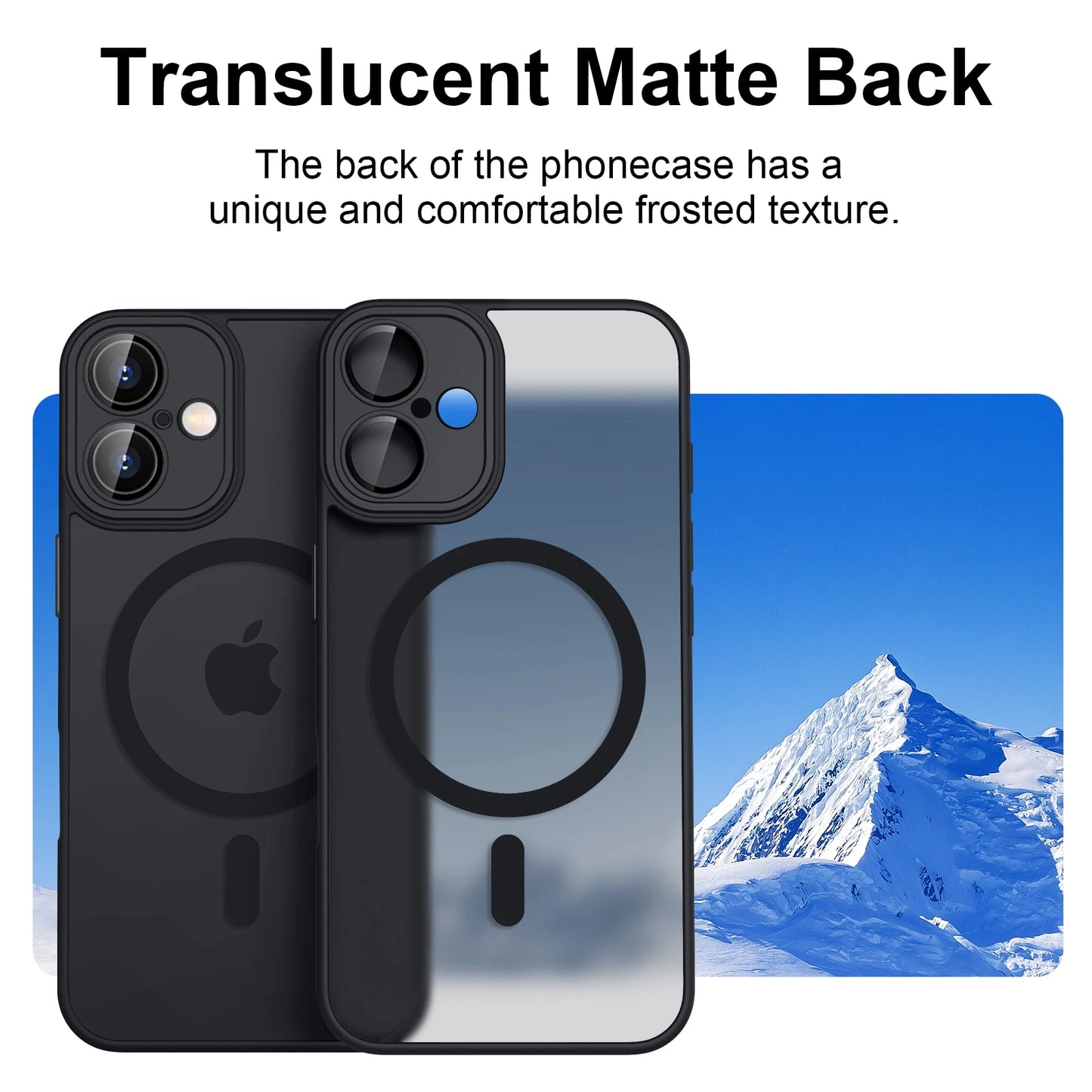 Luxury Magnetic Matte Translucent Armor Shockproof Case for iPhone 11-16 – Magsafe-Compatible, Wireless Charging Cover, Premium Protection |The Trendora Vault|