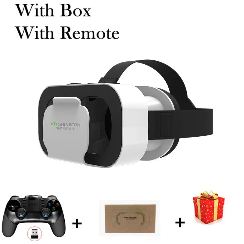 Shinecon VR Headset – Virtual Reality 3D Glasses for Smartphone Gaming & Movies with Adjustable Lenses |The Trendora Vault|