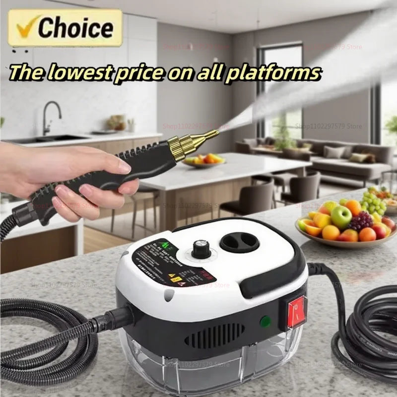 2025 High-Temperature Steam Cleaner – Powerful 220V Disinfection for Kitchen Range Hood, Air Conditioner, Car & Home Use – Multi-Scene Steam Cleaning Machine |The Trendora Vault|