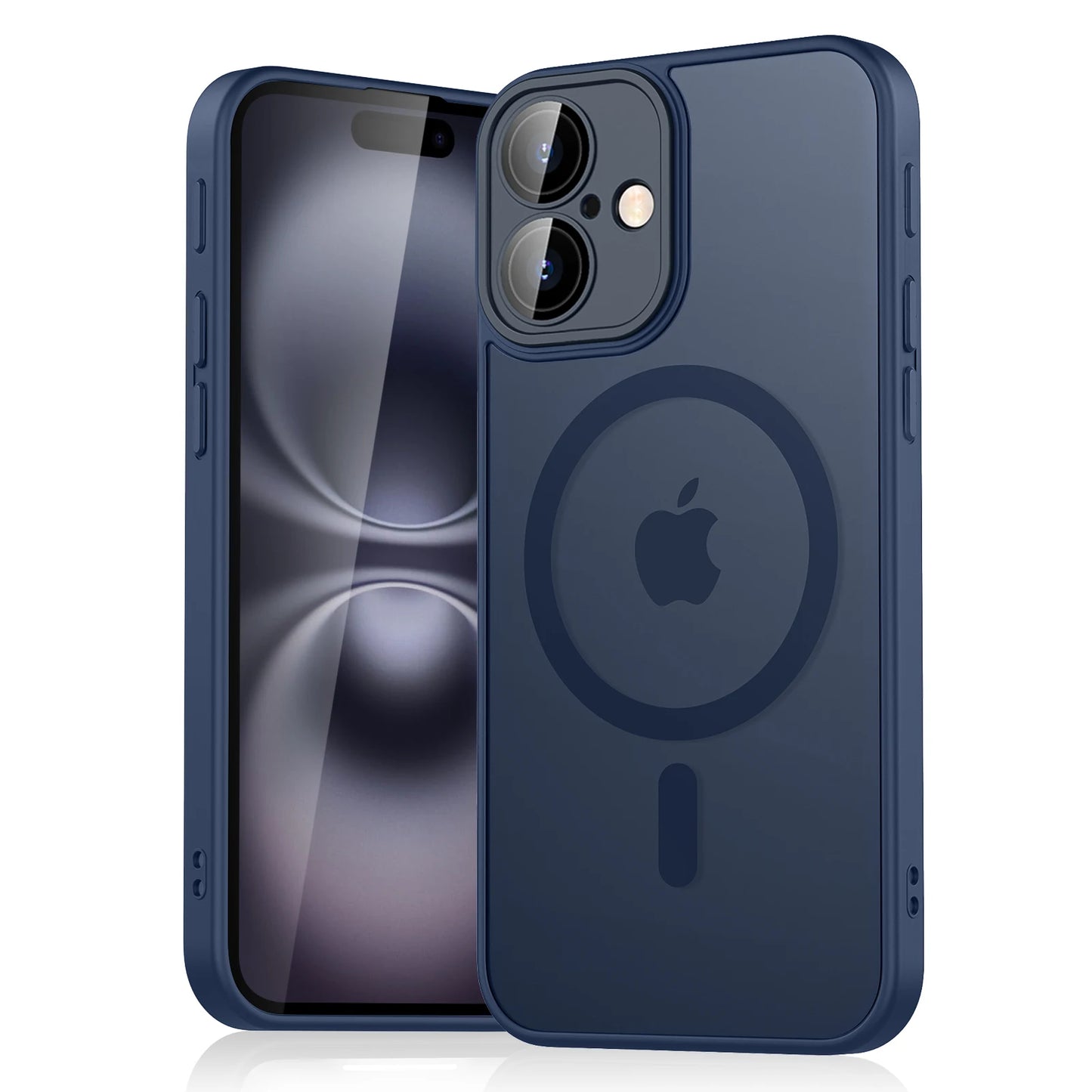 Luxury Magnetic Matte Translucent Armor Shockproof Case for iPhone 11-16 – Magsafe-Compatible, Wireless Charging Cover, Premium Protection |The Trendora Vault|