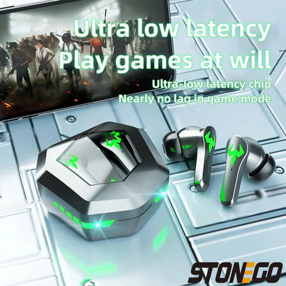 TWS Gaming Earbuds – Low Latency Bluetooth 5.3 Earphones with LED Lights |The Trendora Vault|