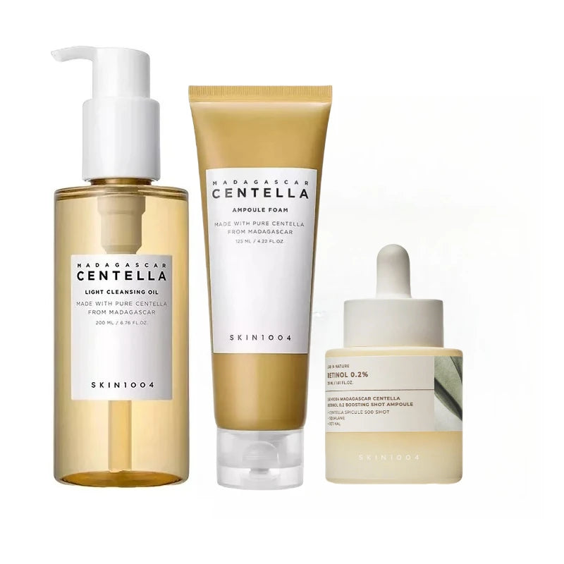 Korean Centella Retinol 0.2 Boosting Shot Ampoule Serum – Firming, Deep Hydration & Moisturizing Facial Skincare Set |The Trendora Vault|