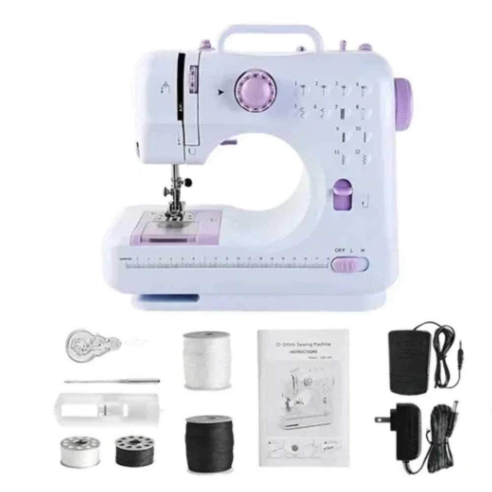 2025 Portable Electric Sewing Machine – Adjustable Speed, Backstitch Function, Easy for Beginners & Home DIY Projects |The Trendora Vault|