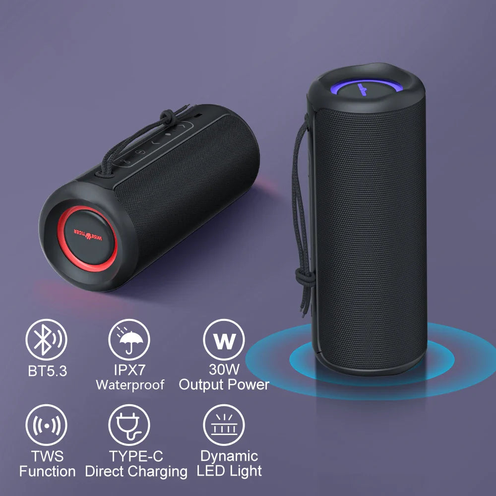 P3 Portable Bluetooth Speaker – Wireless Mini Speaker with Deep Bass, 360° Surround Sound & Long Battery Life |The Trendora Vault|