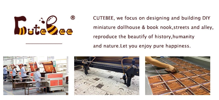 CUTEBEE DIY Book Nook Kit – 3D Wooden Miniature Dollhouse Puzzle with Light, Count Cat’s Study Model for Adults & Kids |The Trendora Vault|