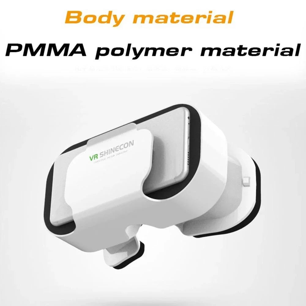 Shinecon VR Headset – Virtual Reality 3D Glasses for Smartphone Gaming & Movies with Adjustable Lenses |The Trendora Vault|