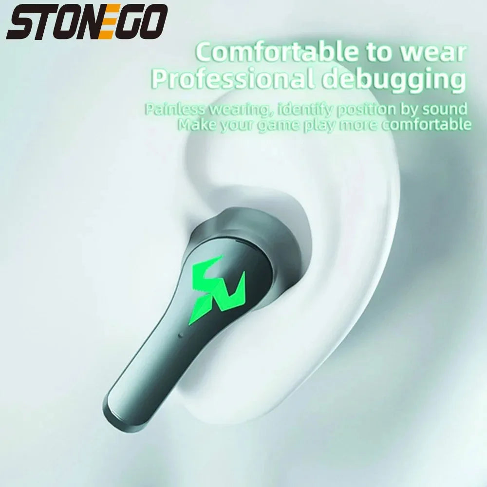 TWS Gaming Earbuds – Low Latency Bluetooth 5.3 Earphones with LED Lights |The Trendora Vault|