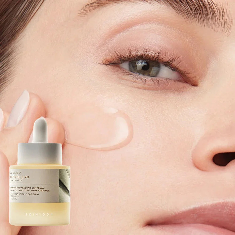 Korean Centella Retinol 0.2 Boosting Shot Ampoule Serum – Firming, Deep Hydration & Moisturizing Facial Skincare Set |The Trendora Vault|