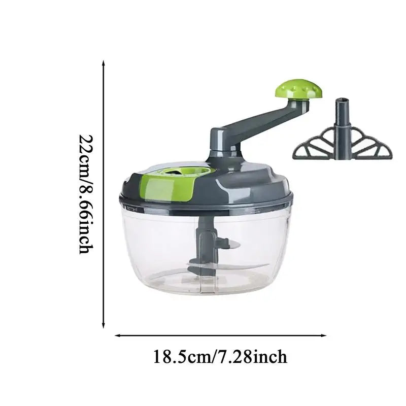 Manual Garlic Chopper & Vegetable Cutter – Multifunctional Food Processor
