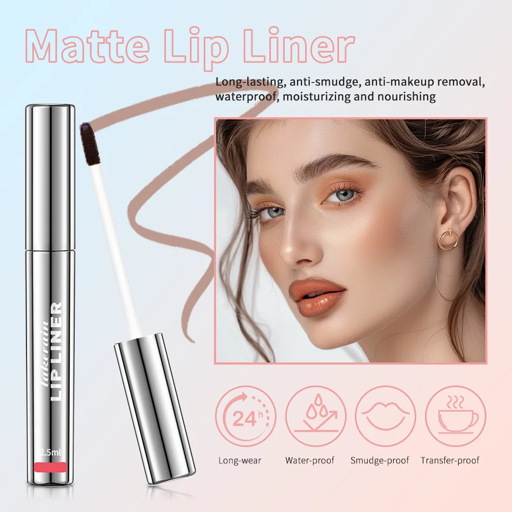 Waterproof Matte Lip Tint – Long Lasting Tear-Off Lip Gloss Stain in Brown, Contour Tint Cosmetic for All-Day Wear |The Trendora Vault|