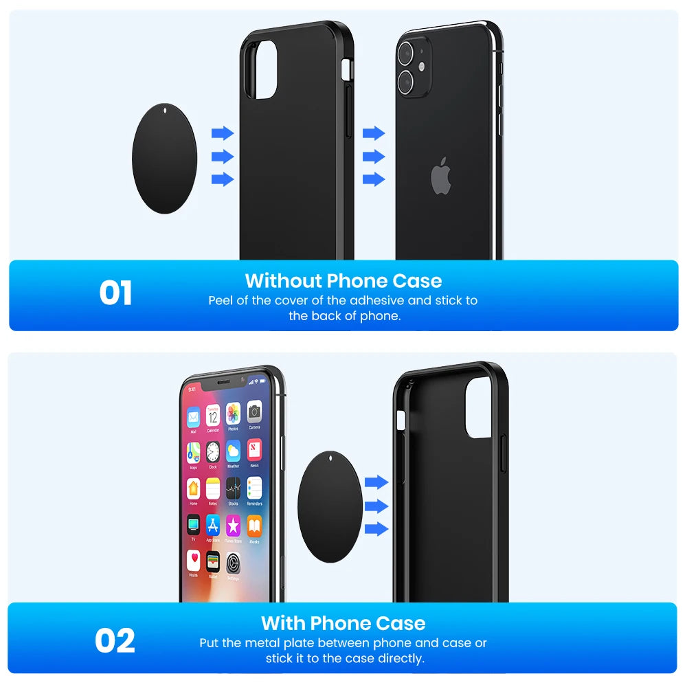 TOPK Magnetic Car Phone Holder – Strong Magnet Car Mount for Dashboard & Windshield |The Trendora Vault|