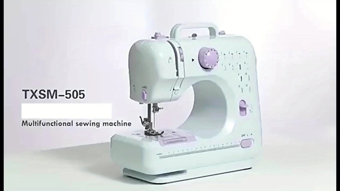 2025 Portable Electric Sewing Machine – Adjustable Speed, Backstitch Function, Easy for Beginners & Home DIY Projects |The Trendora Vault|