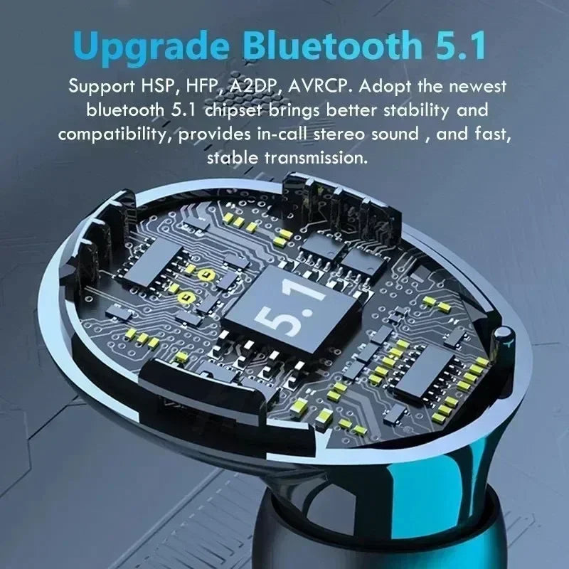 M10 Wireless Bluetooth Earphones – Hi-Fi Sound, Touch Control &amp; Long Battery Life |The Trendora Vault|