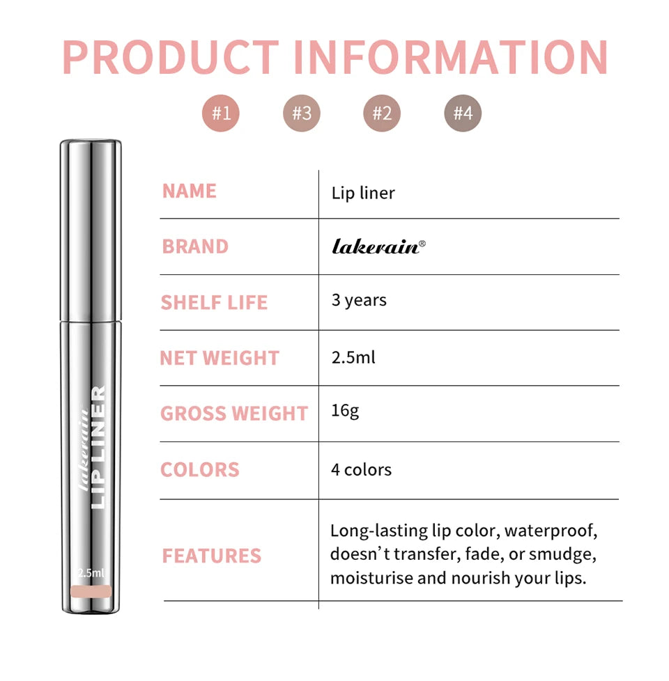 Waterproof Matte Lip Tint – Long Lasting Tear-Off Lip Gloss Stain in Brown, Contour Tint Cosmetic for All-Day Wear |The Trendora Vault|