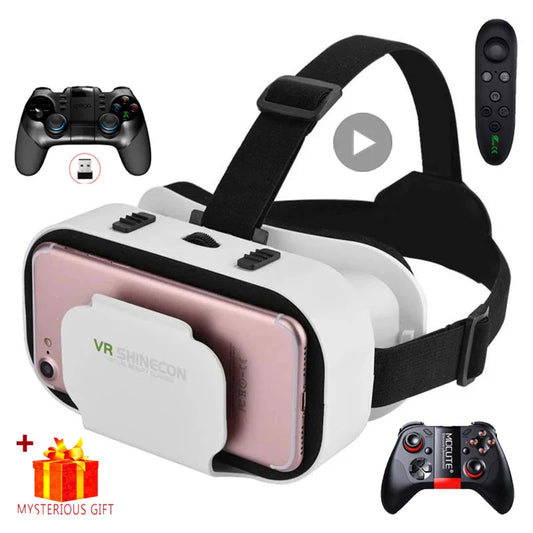 Shinecon VR Headset – Virtual Reality 3D Glasses for Smartphone Gaming & Movies with Adjustable Lenses |The Trendora Vault|
